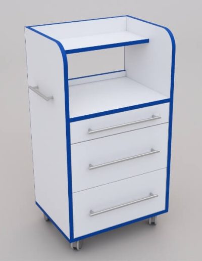 pracovný stolík podopedik 1 modrý